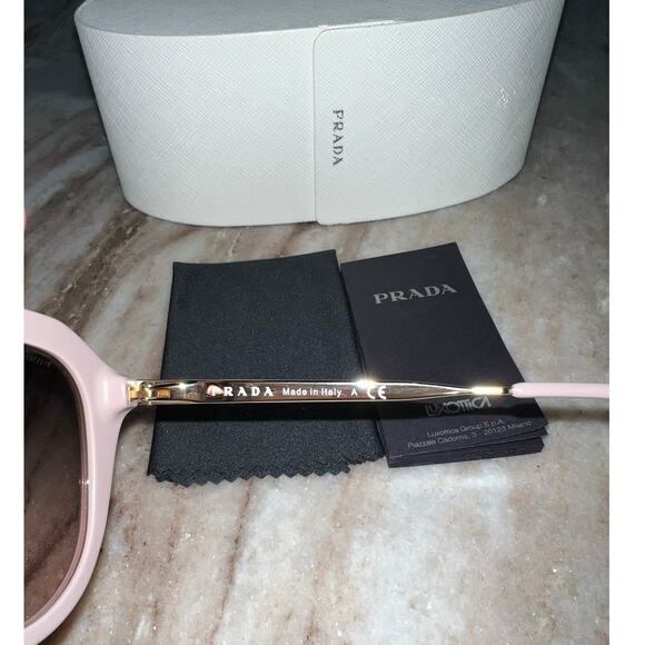 PRADA Cinema Sunglasses SPR 12Q Pink authentic - Picture 9 of 12